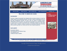 Tablet Screenshot of americancaging.com